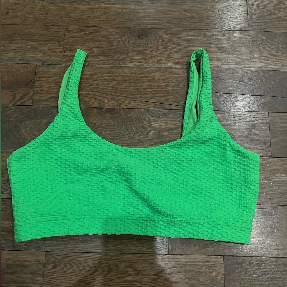 INFAMOUS SWIM NEON GREEN TOP